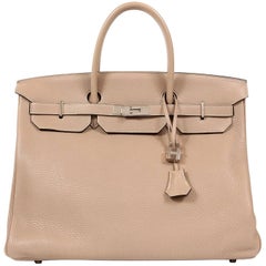 Hermès Gris Perle Togo 40 cm Birkin Bag with PHW