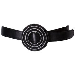 Vintage Leather Yves Saint Laurent Belt