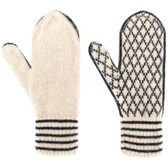 Chanel Knitted Cashmere Mittens
