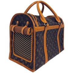 Louis Vuitton, Dog, Louis Vution Sac Chein 4 Do Carrier Bag Pet Carry Bag  M42024 Used Travel Bag