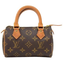 Vintage Louis Vuitton Mini Speedy Sac HL Monogram Canvas Hand Bag 