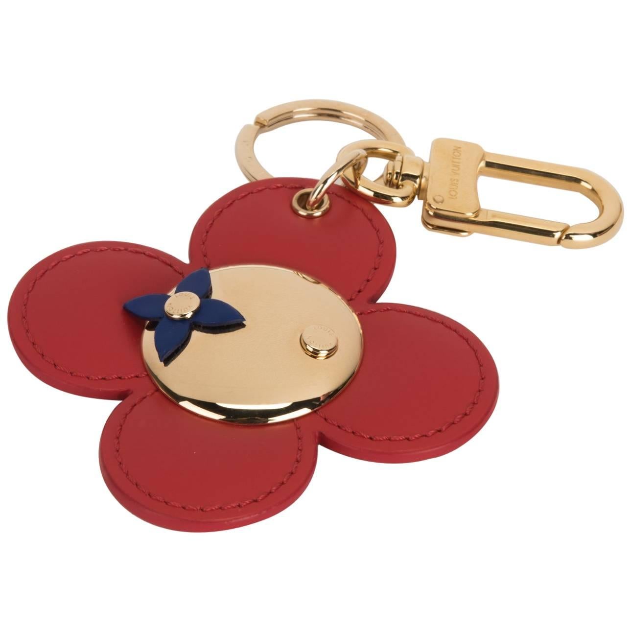 Louis Vuitton Limited Edition Flower Keychain Charm