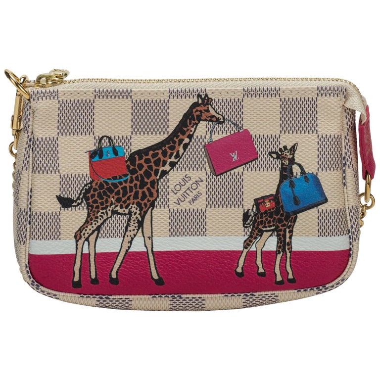 Louis Vuitton Sold Out Mini Pouchette Giraffe Bag at 1stDibs | louis  vuitton giraffe bag