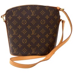 Louis Vuitton Vintage - Monogram Drouot - Brown - Monogram Canvas and  Vachetta Leather Crossbody Bag - Luxury High Quality - Avvenice