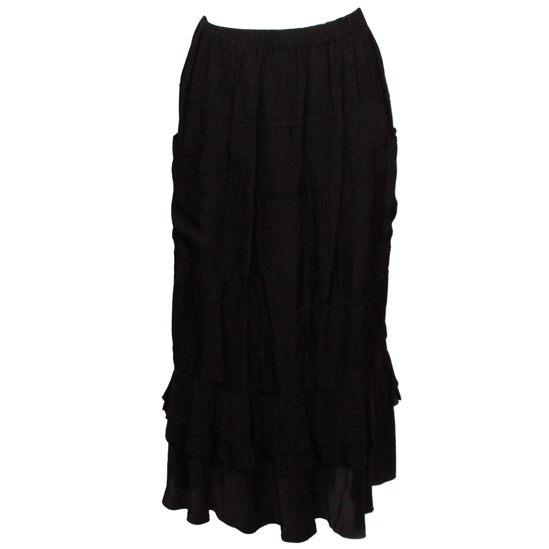 Comme des Garcons Tricot Black Skirt For Sale