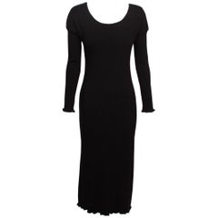 Comme des Garcons Black Wool Tricot Dress For Sale at 1stDibs