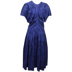 Comme des Garcons Blue Watercolour Dress