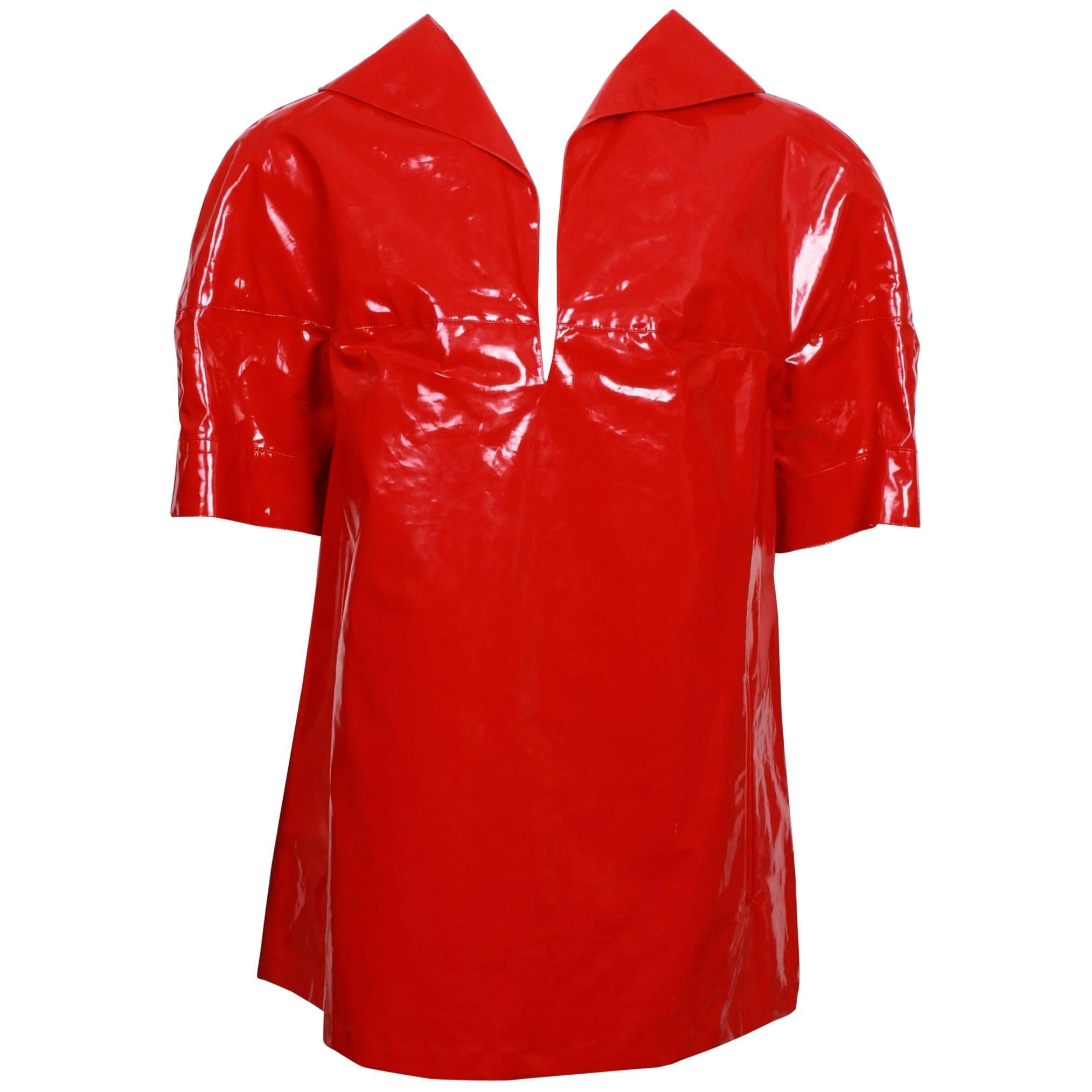 Prada Waterproof Red Top