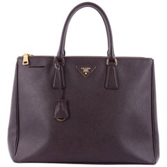 Prada Double Zip Lux Tote Saffiano Leder groß