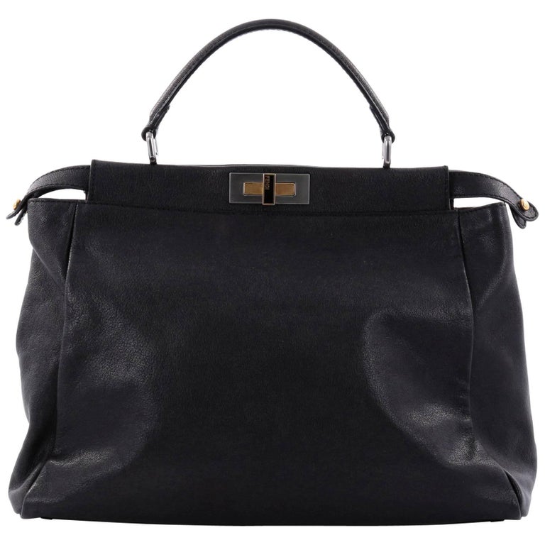 Fendi Peekaboo Handbag Leather Large at 1stDibs | fendi peekaboo large ...