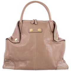 Alexander McQueen De Manta Tote Studded Leather Large