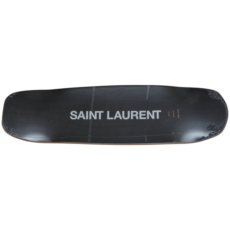 Yves Saint Laurent Vaccarello X Colette Collaboration Skateboard 12/100 NEW at 1stDibs saint