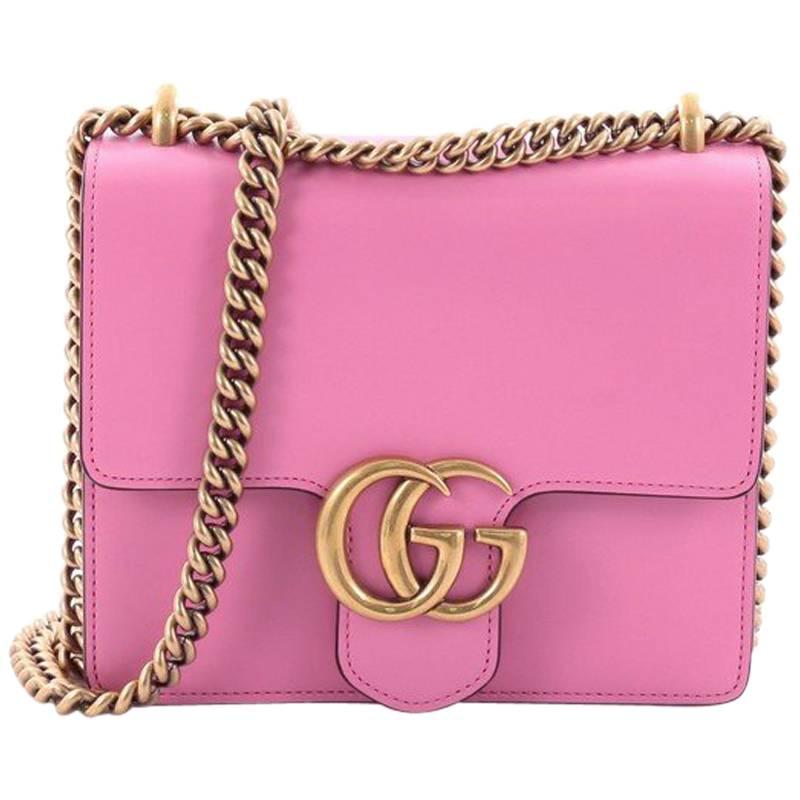 Gucci Marmont Chain Shoulder Bag Leather Small