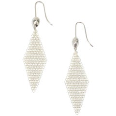 Boucles d'oreilles en maille en argent sterling Elsa Peretti pour Tiffany & Co., 1981