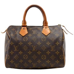 Vintage Louis Vuitton Speedy 25 Monogram Canvas City Hand Bag