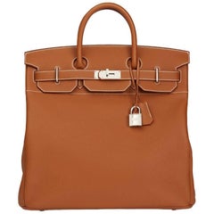 HERMES BIRKIN 25 - 40CM (WITH SERIAL NUMBER) GOLD COLOR TOGO