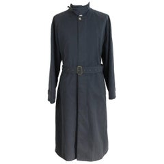 Giorgio Armani Collezioni Vintage cotton gray trench coat size 50 it made italy