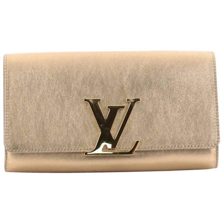 Louis Vuitton Louise Clutch Leather Long