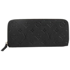 Louis Vuitton Clemence Wallet Monogram Empreinte Leather
