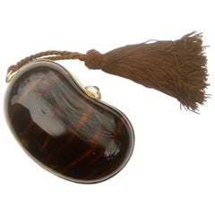 Saks Fifth Avenue Borsa da sera con nappe in lucite e guscio di tartaruga, anni '70 circa