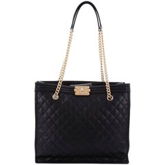 Chanel Boy Shopper Quilted Calfskin Large