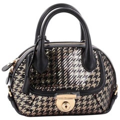 Salvatore Ferragamo Fiamma Convertible Satchel Sequins Mini 