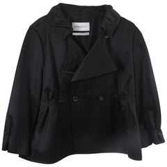 Yves saint Laurent Black Sort Jacket Size FR8