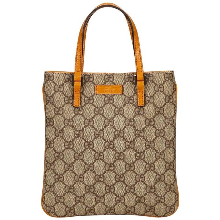 Tan Gucci PVC Guccissima Tote Bag For Sale at 1stDibs | gucci pvc tote ...