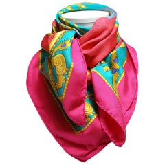 Hermès Vintage Scarf Les Bissones de Venise By Annie Faivre