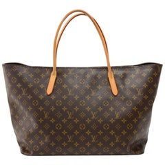 Louis Vuitton Raspail MM Monogram Canvas Large Shoulder Tote Bag 