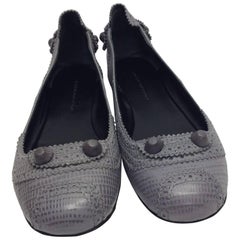 Balenciaga Slate Gray Ballet Flat