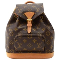 Louis Vuitton Vintage Mini Montsouris Monogram Canvas Backpack Bag 