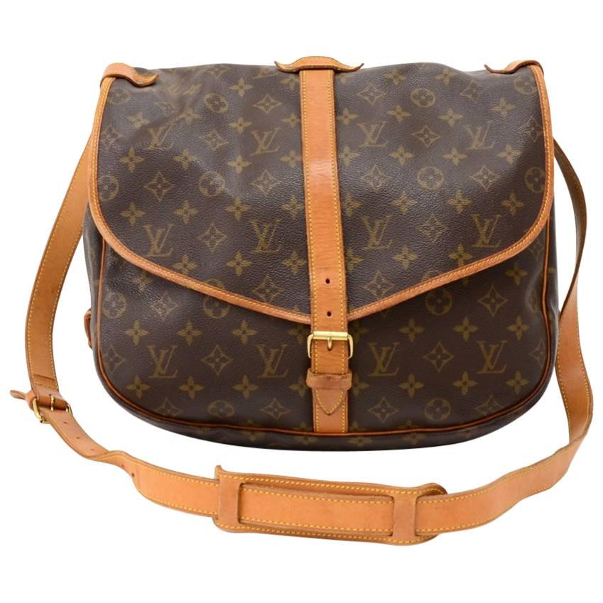 Louis Vuitton Vintage Saumur 35 Monogram Canvas Shoulder Bag