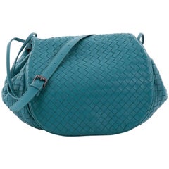 Bottega Veneta Flap Messenger Bag Intrecciato Nappa Medium 