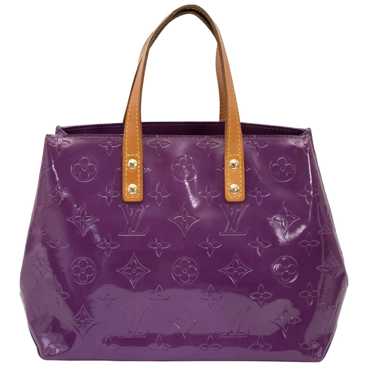 Louis Vuitton Vernis Reade PM Violette Top Handle Bag