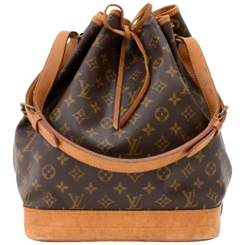 louis vuitton noe cloth handbag