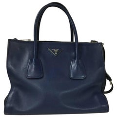 Prada Twin Pocket Tote City Calfskin Medium