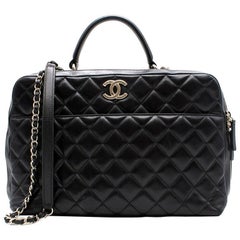 Chanel Lambskin Briefcase Bag 