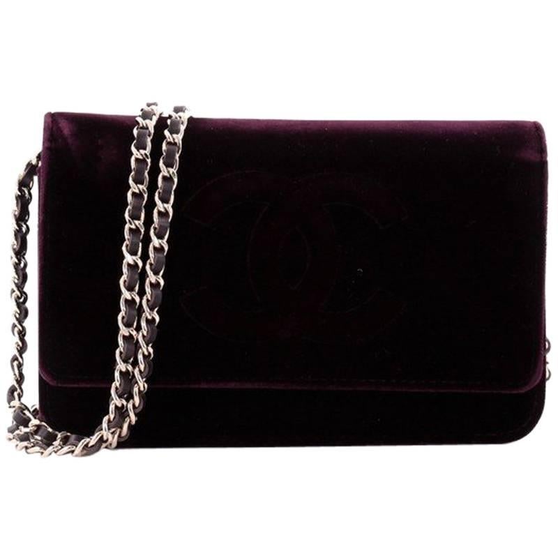 Chanel Timeless Wallet on Chain Velvet
