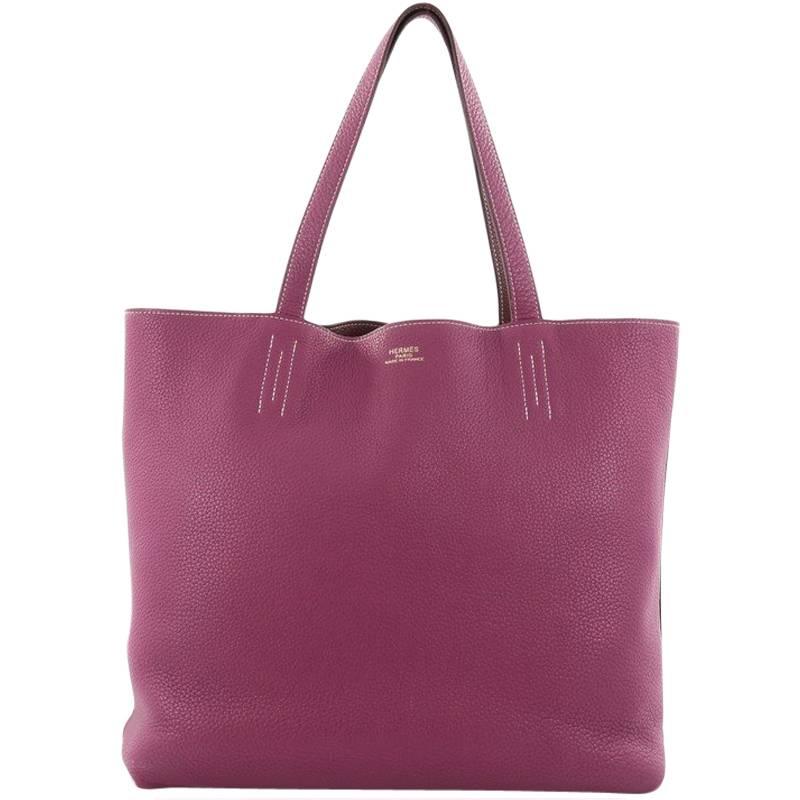 Hermes Double Sens Tote Clemence 45