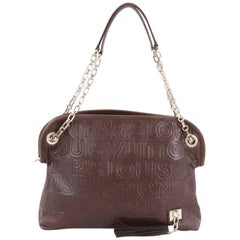 Louis Vuitton Limited Edition Paris Souple Wish Bag Leather