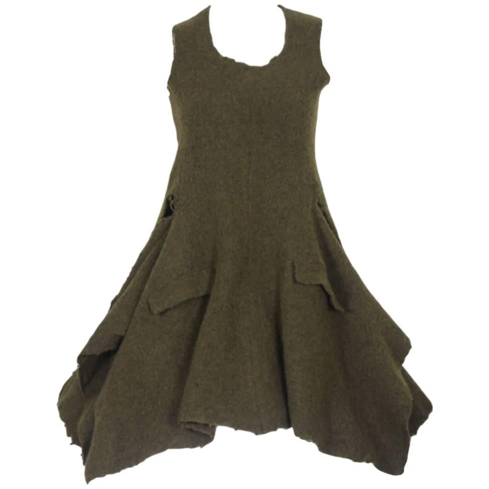 Comme des Garcons 1994 Collection Runway Boiled Wool Overdress