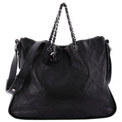 Chanel Country Chic Shoulder Bag Quilted Lambskin Large