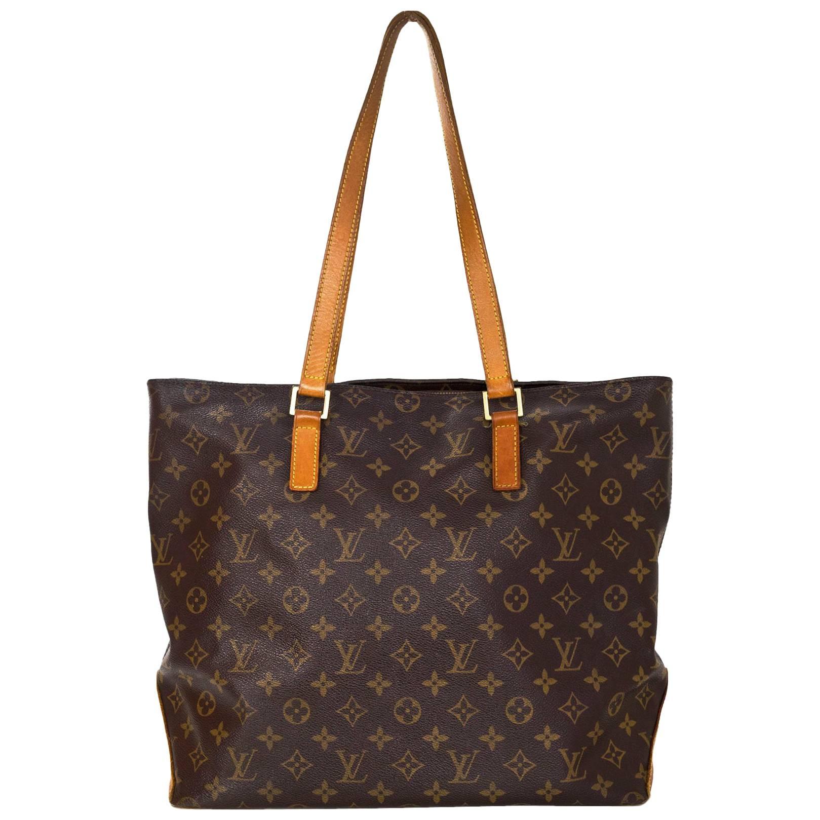 Louis Vuitton Monogram Cabas Mezzo Tote Bag