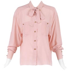 CHANEL Size 2 Pink Silk Blouse – Labels Luxury