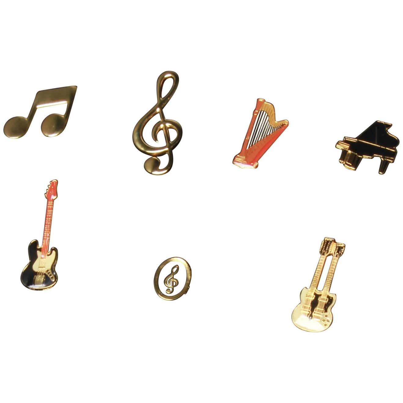 Dolce and Gabbana musical instrument pin/brooch set at 1stDibs