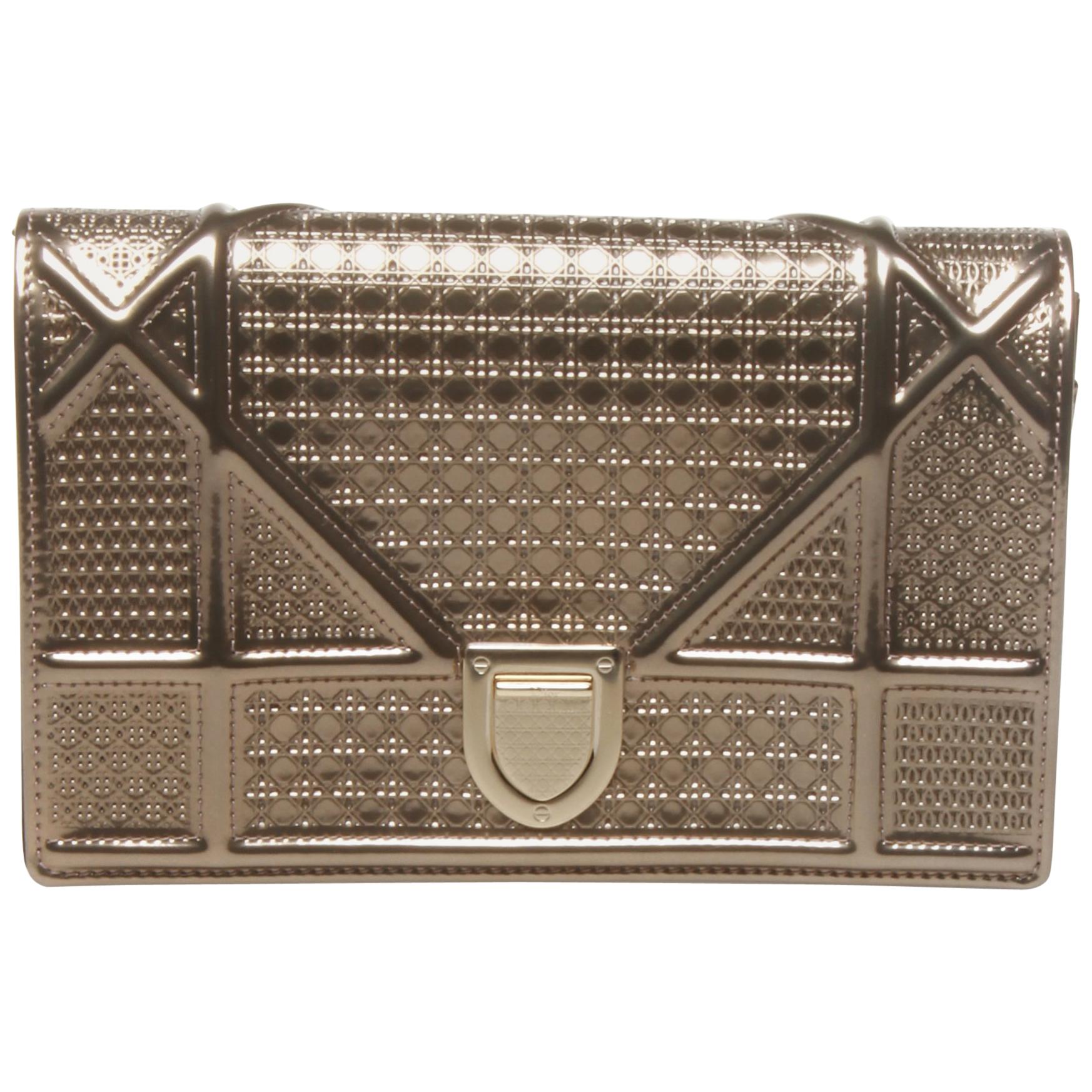 Christian Dior Silver/Gold Clutch 