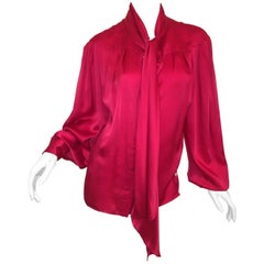 Alexander McQueen Pussy-Bow Blouse