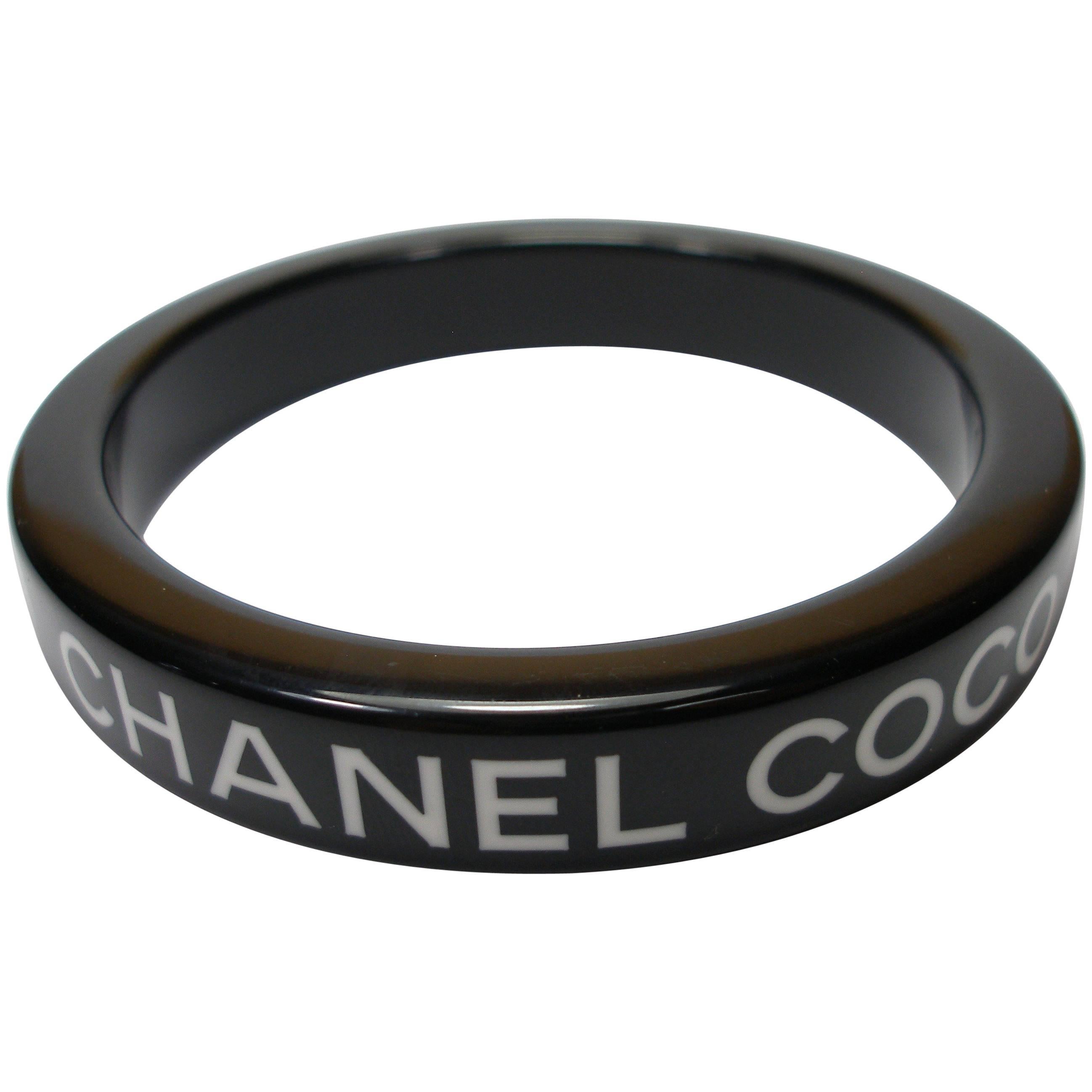 Vintage Chanel Coco Chanel Bracelet Bangle Diameter 6.5 cm 
