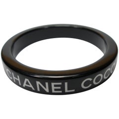 Vintage Chanel Coco Chanel Bracelet Bangle Diameter 6.5 cm